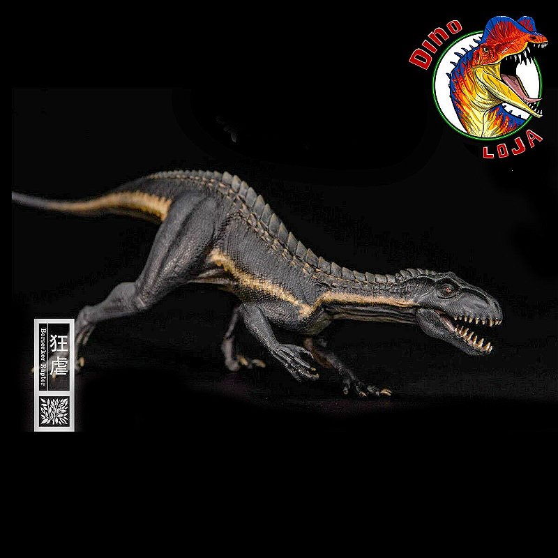 INDORAPTOR NANMU PRETO FIGURA DINOSSAURO JURASSIC WORLD