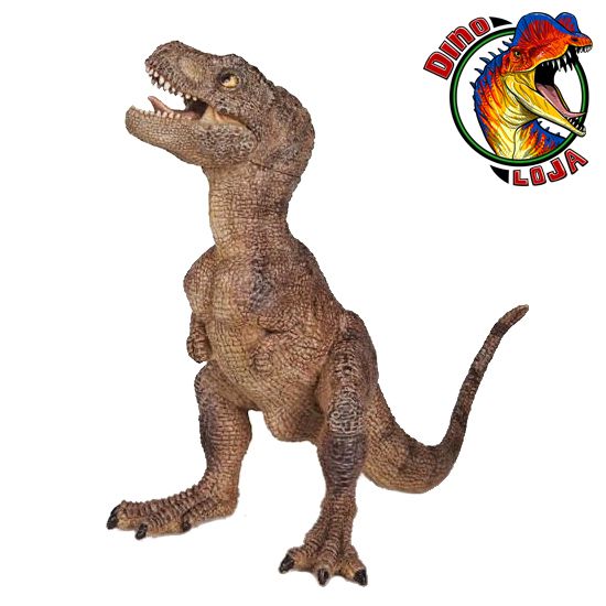 TIRANOSSAURO REX PAPO MARROM MINIATURA BRINQUEDO DE DINOSSAURO T