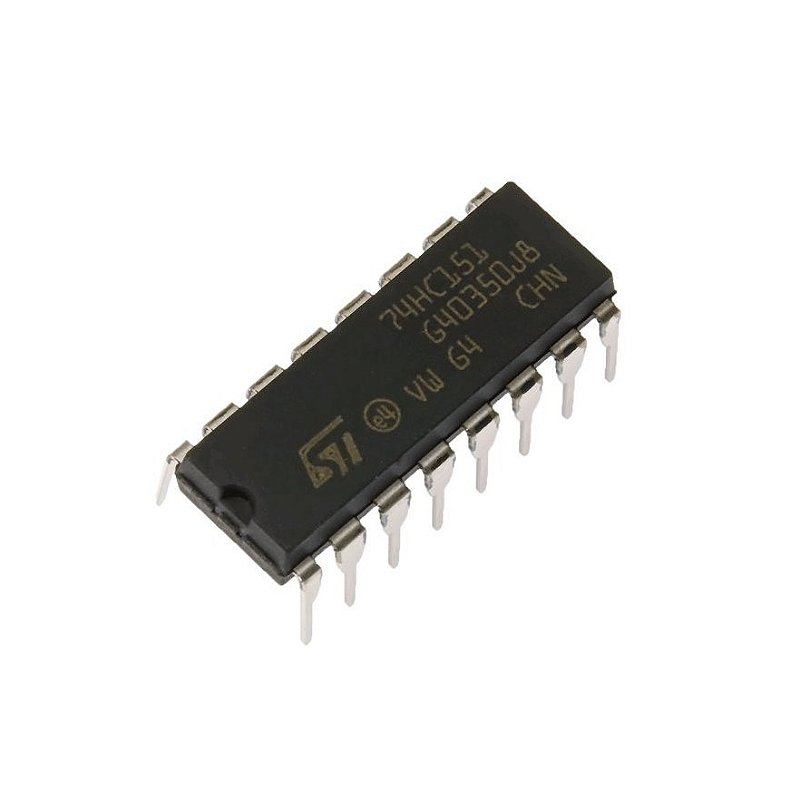 74HC151 - CI Multiplexador Digital - AutoCore Robótica - Arduino