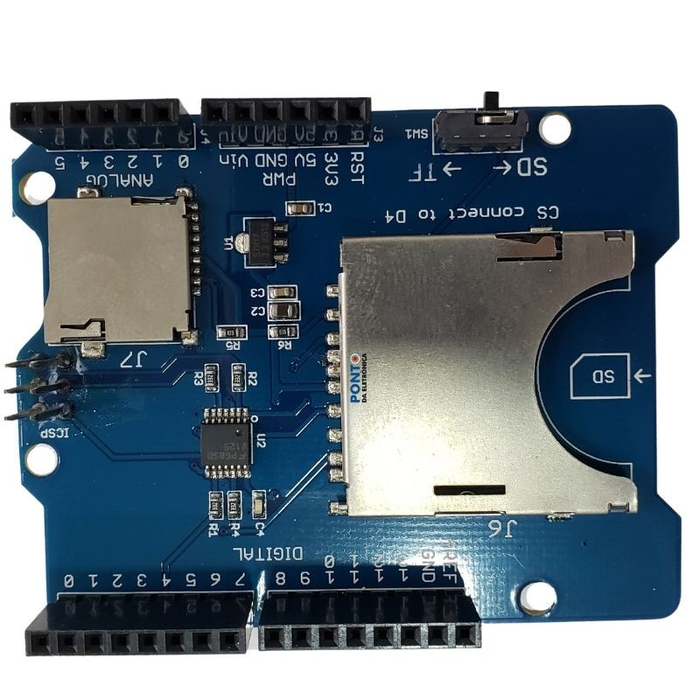 Shield SD/TF de Expansão para Arduino - AutoCore Robótica - Arduino em ...