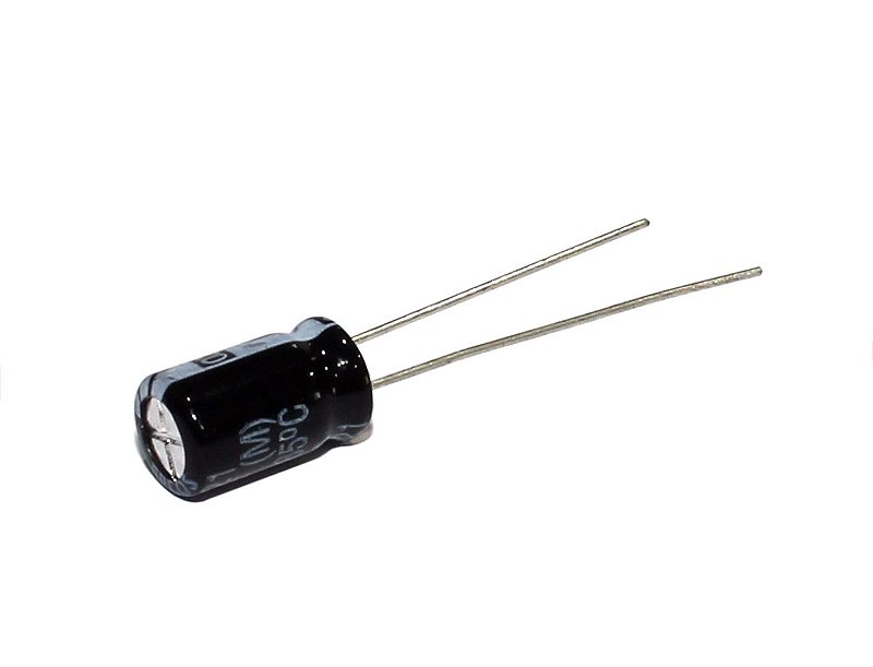 Capacitor Eletrolítico 10uF 16V - AutoCore Robótica