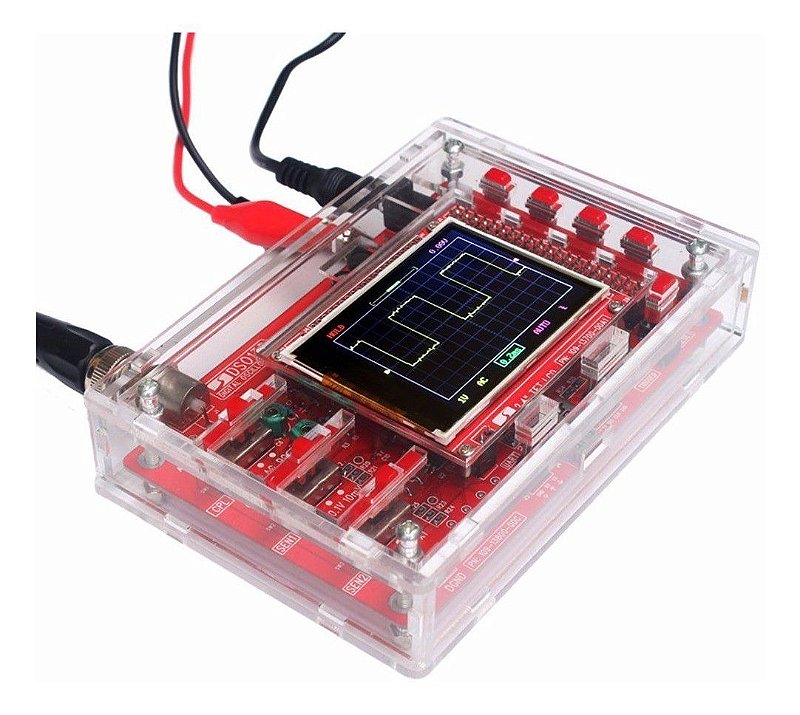 セルブロック ボディスキャン Case em Acrílico para Kit Osciloscópio DSO138 - AutoCore Robótica