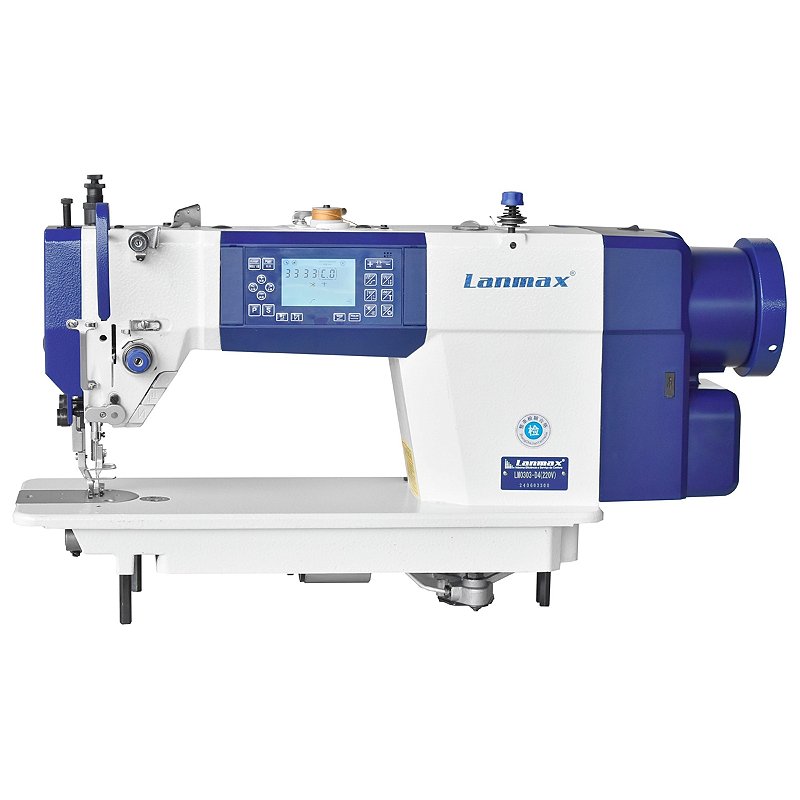 Máquina de Costura Reta Transporte Duplo Eletrônica Lanmax LM-0303