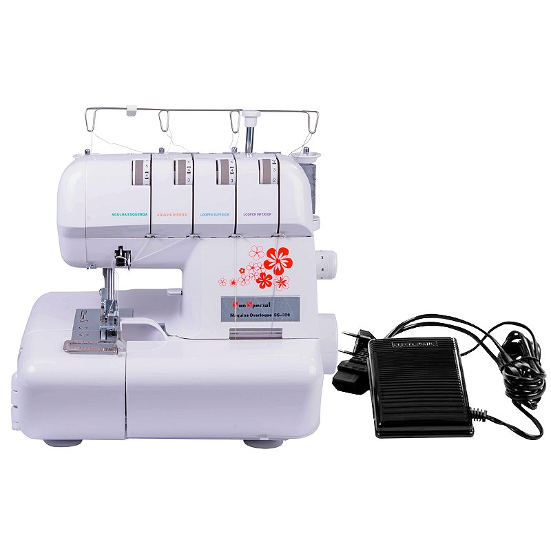 Máquina de Costura Doméstica Overloque Portátil Sun Special Sun