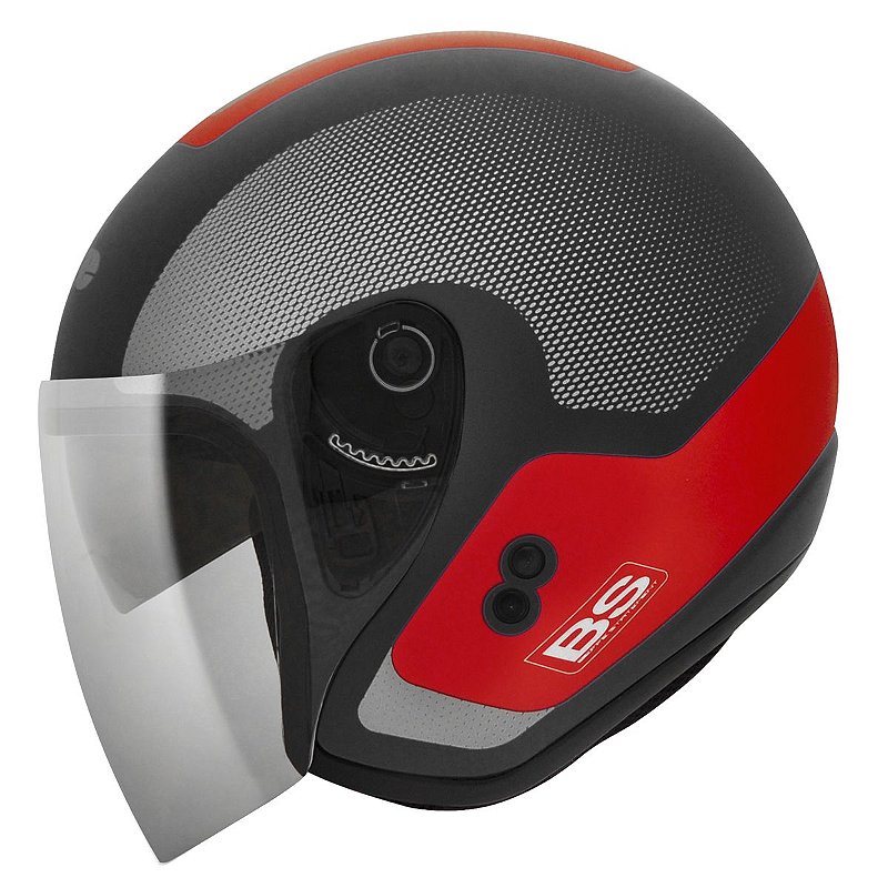 Capacete Bieffe Allegro Doccia Preto Vermelho Moto X Wear Loja Ideal Para Motociclista