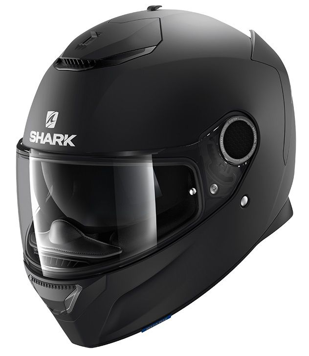 Casco de Moto Spartan 1.2 Blank BLK Shark