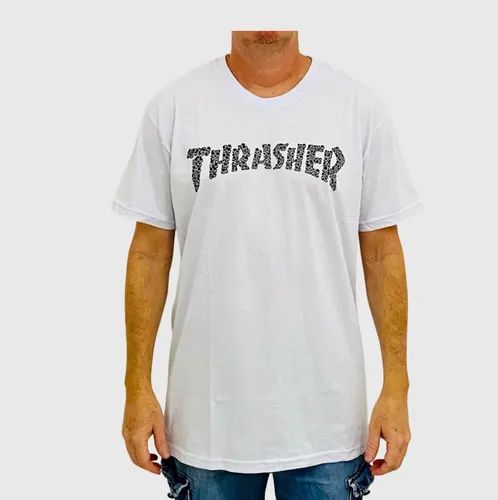 Camiseta Thrasher Skull Branca