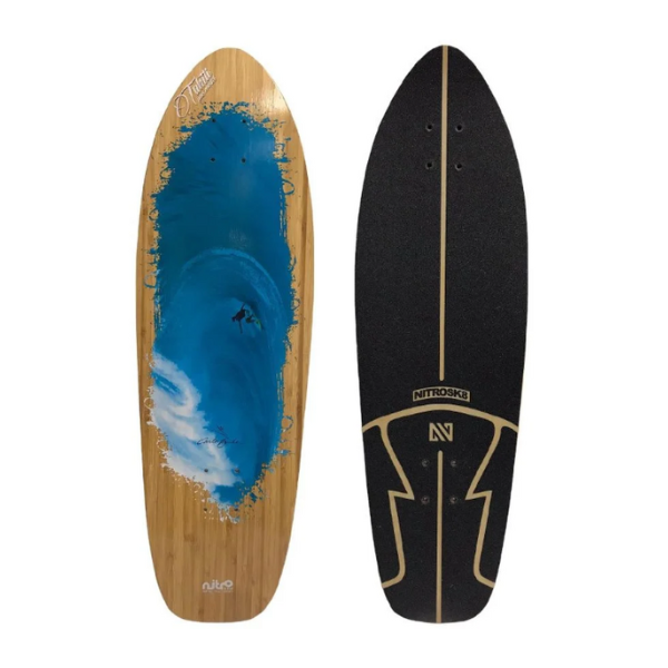 Shape Nitro Surf Skate Tahiti - Carlos Burle