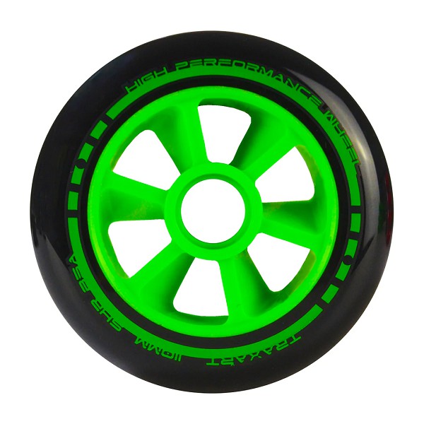 Roda para Patins 110mm/85A Traxart Performance SHR- Verde