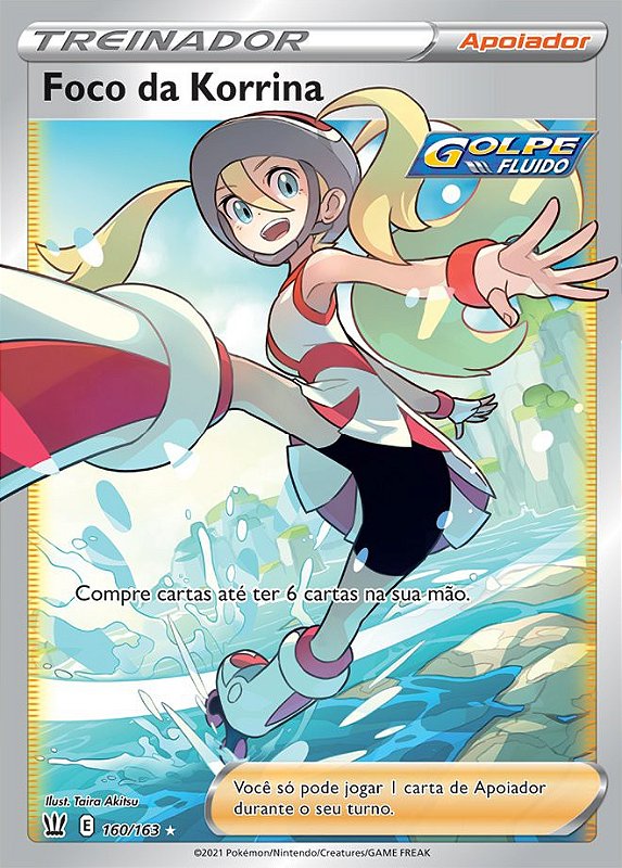 Foco da Korrina / Korrina's Focus (160/163) - Carta Avulsa Pokemon