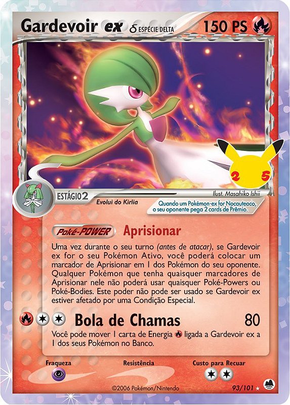 Carta Pokemon Gardevoir V Original Portugues