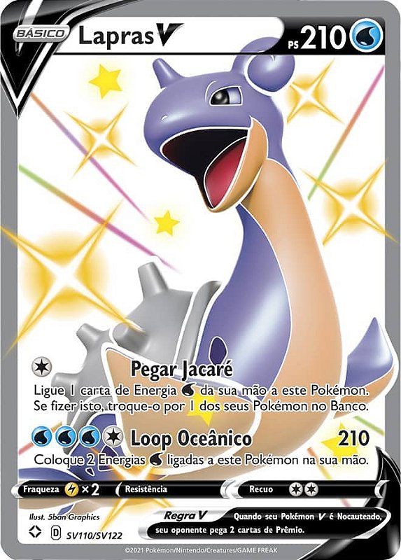 Carta Pokémon Charizard V Full Art Espada E Escudo