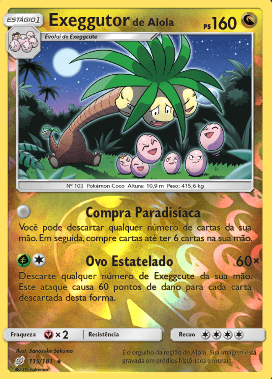 09 Sexta do Colecionador - Alolan Exeggutor Gigante, Coleção Eeveelutions e  muito mais!