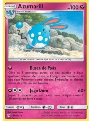 Carte Pokémon RARE Azumarill 059/264 EB08 Epée Bouclier Poing de Fusion