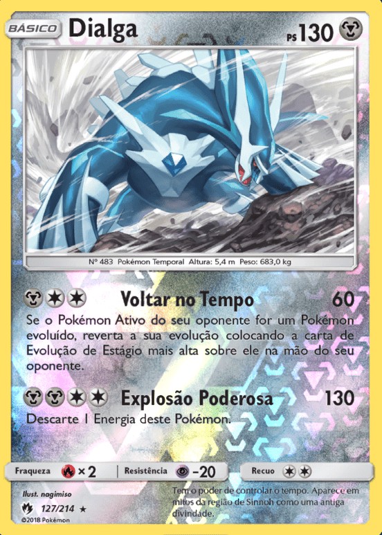 Dialga (112/203) REV FOIL - Carta Avulsa Pokemon - Planeta Nerd-Geek