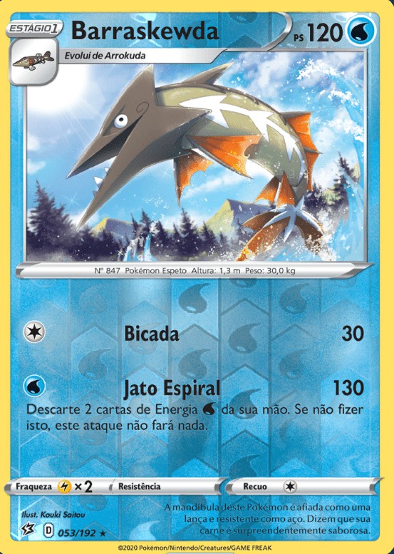 Drednaw (039/185) REV FOIL - Carta Avulsa Pokemon - Planeta Nerd-Geek