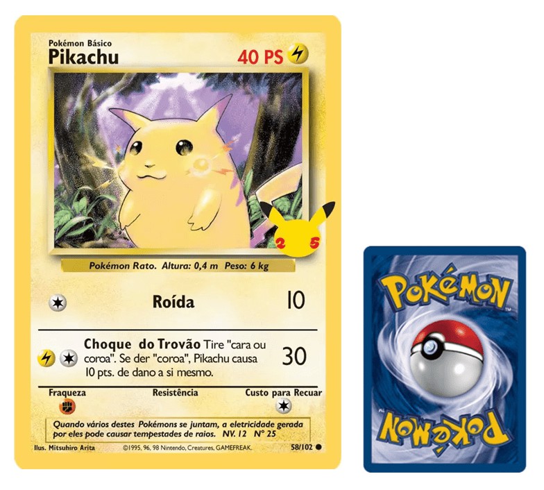 Carta Pokémon em Metal Pikachu, Promoçoes