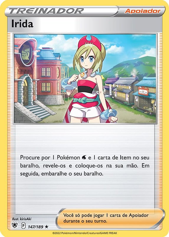 Irida (147/189) - Carta Avulsa Pokemon - Planeta Nerd-Geek