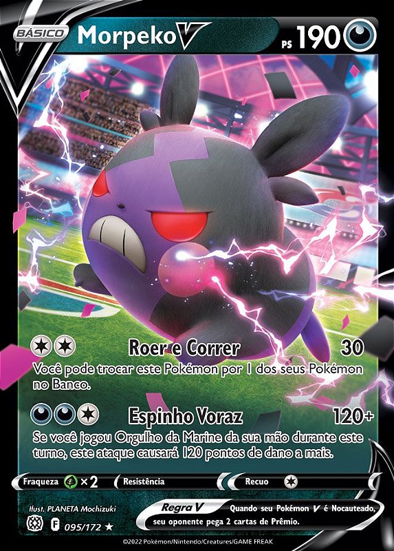 Jogo De Cartas - Pokémon Ra - Coleção Morpeko V-união