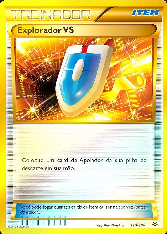 Pokémon TCG Online - Exemplos de cartas: Estádio, Item e Apoiador