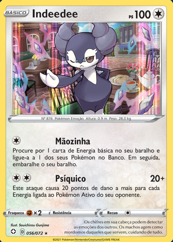 Drizzile (56/202) REV FOIL - Carta Avulsa Pokemon - Planeta Nerd-Geek