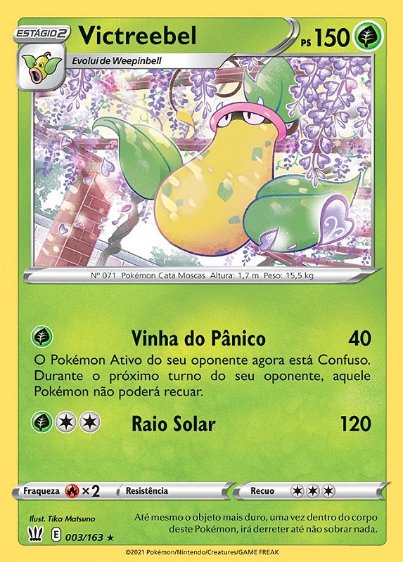 Victreebel (3/163) - Carta Avulsa Pokemon - Planeta Nerd-Geek