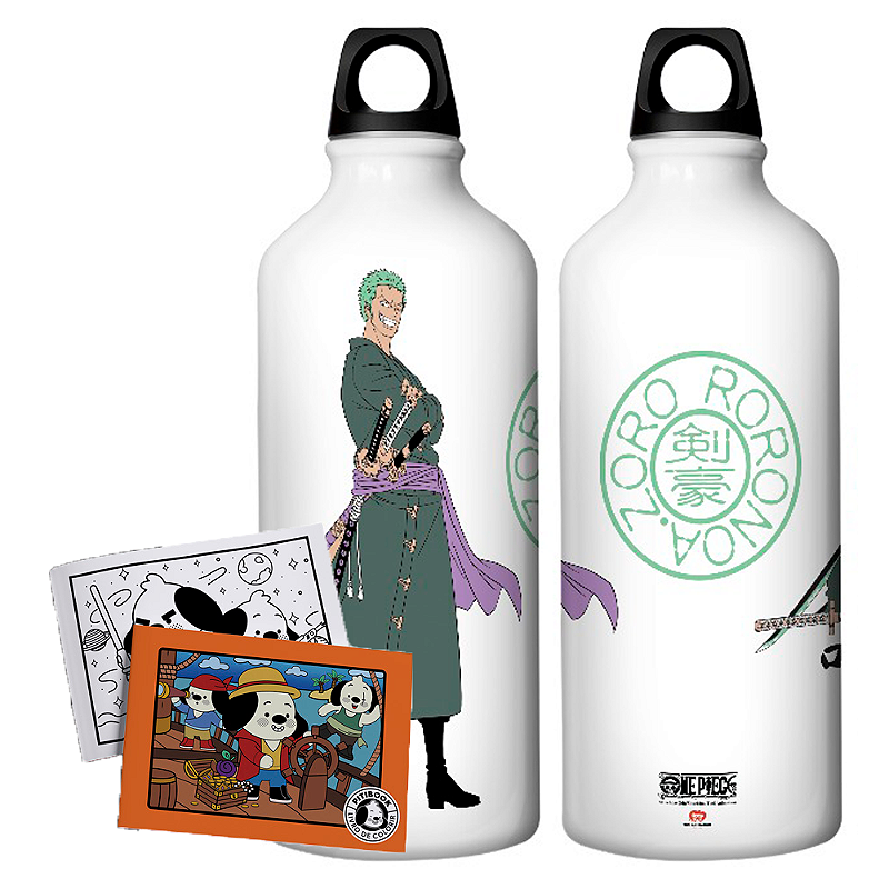 Garrafa Squeeze Roronoa Zoro - 600 ml (ONE PIECE) - Planeta Nerd-Geek