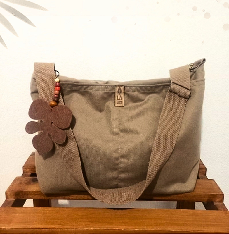 Bolsa nature khaki