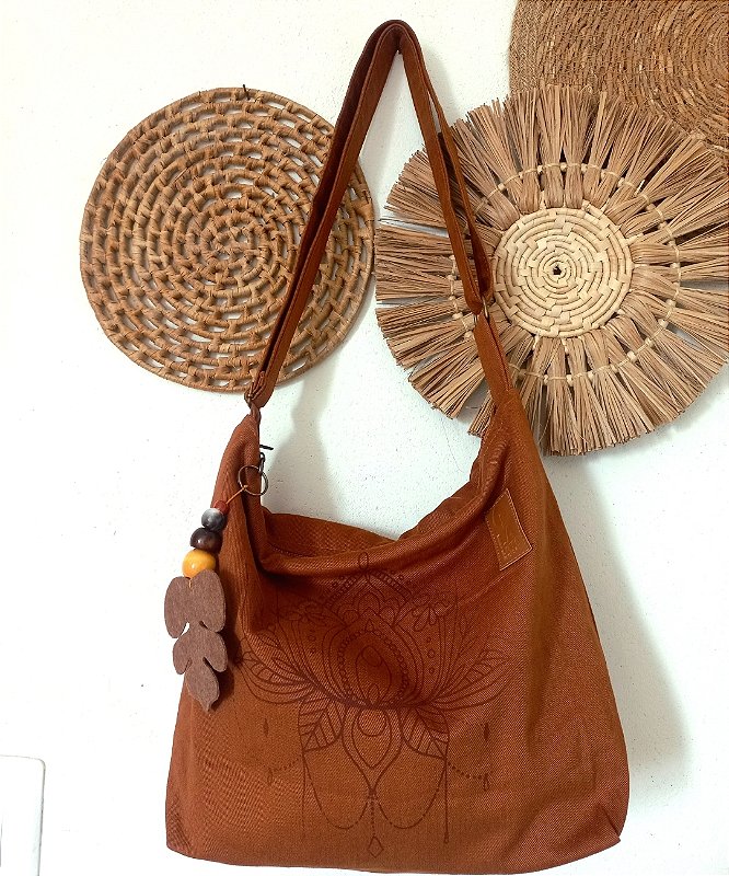 Bolsa Lótus Alça Ajustável Brim