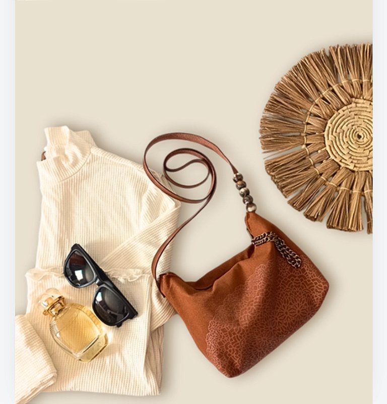 Bag meia lua Mandala