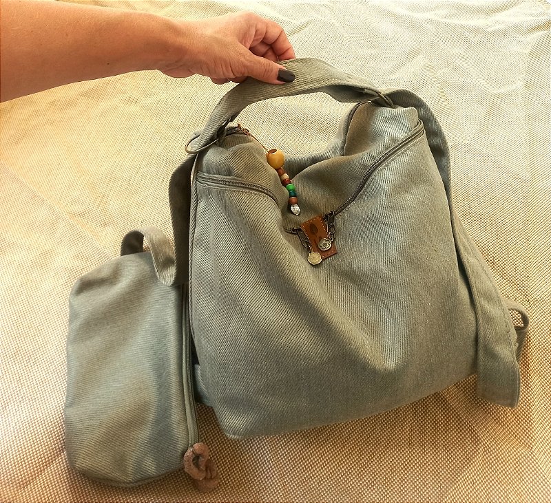 kit Bolsa/Mochila Chylena 3 em 1