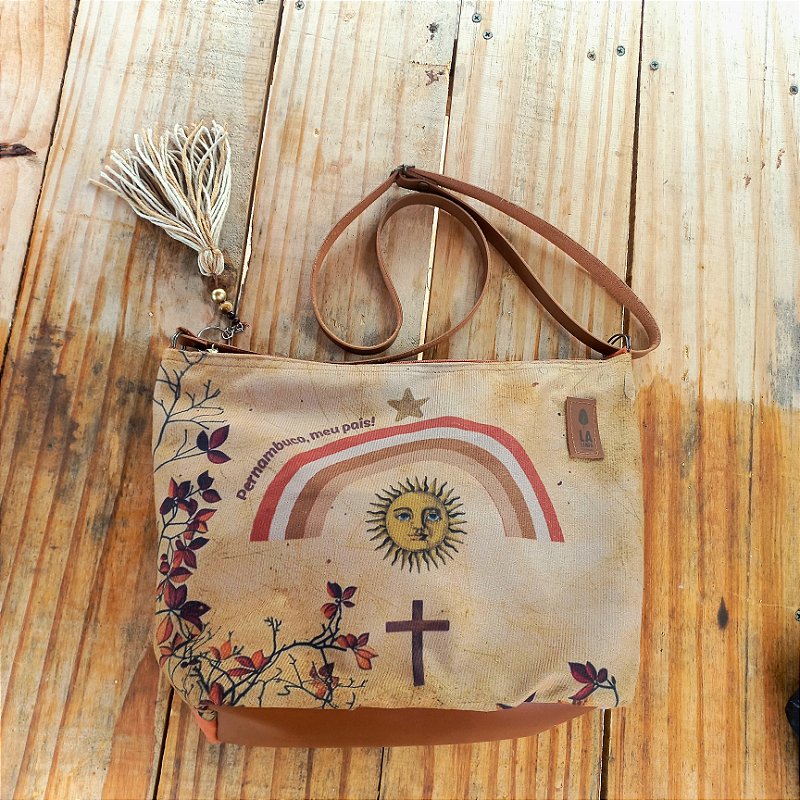 Bolsa lateral Pernambuco Meu Pais