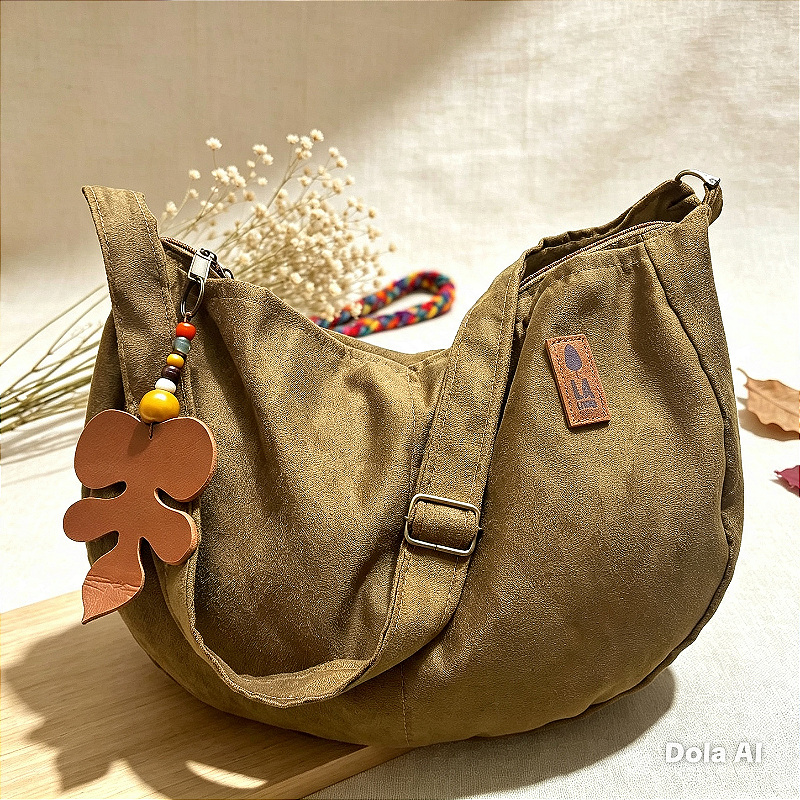 Bolsa Baguete Aveludada FRETE GRÁTIS + BRINDE
