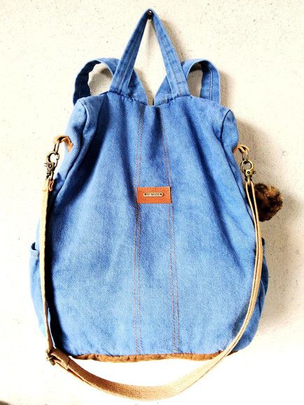 Mochila jeans Anti furto