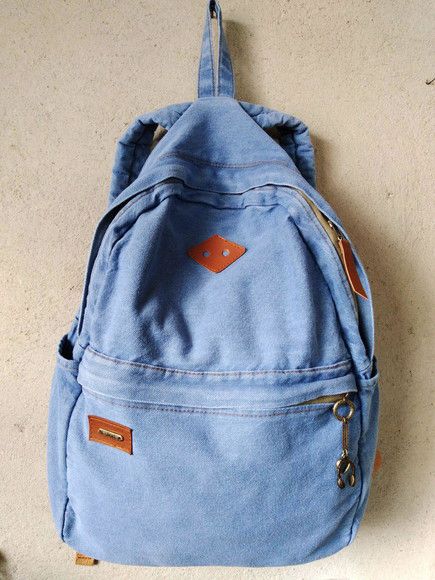 Mochila jeans clássica