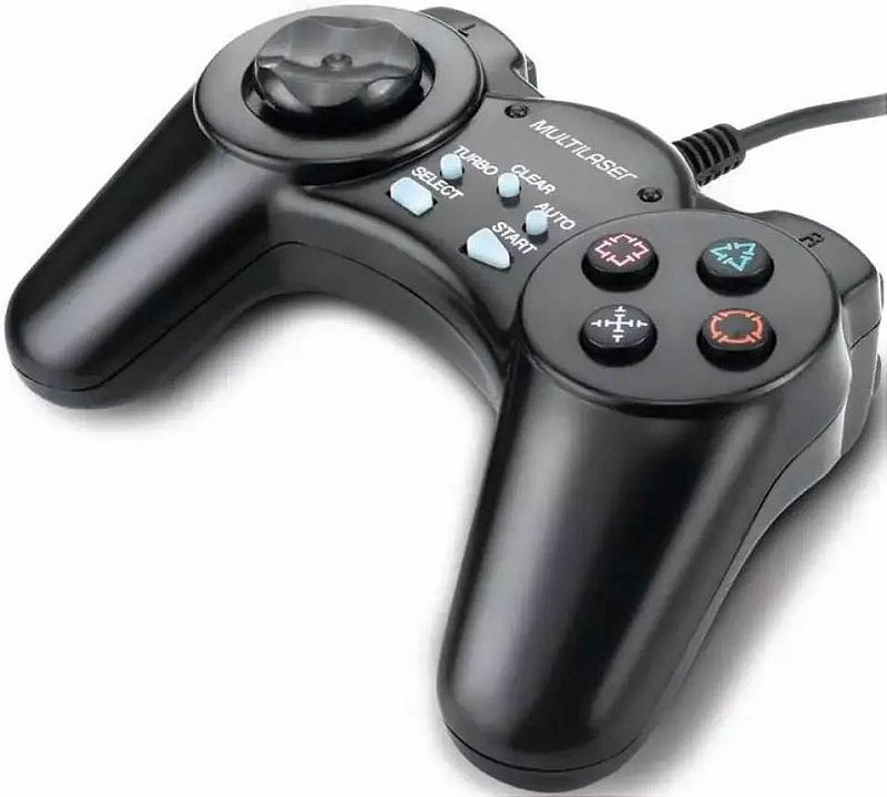 CONTROLE GAMER MULTILASER JS028 USB - Evolutek Informática | O melhor ...