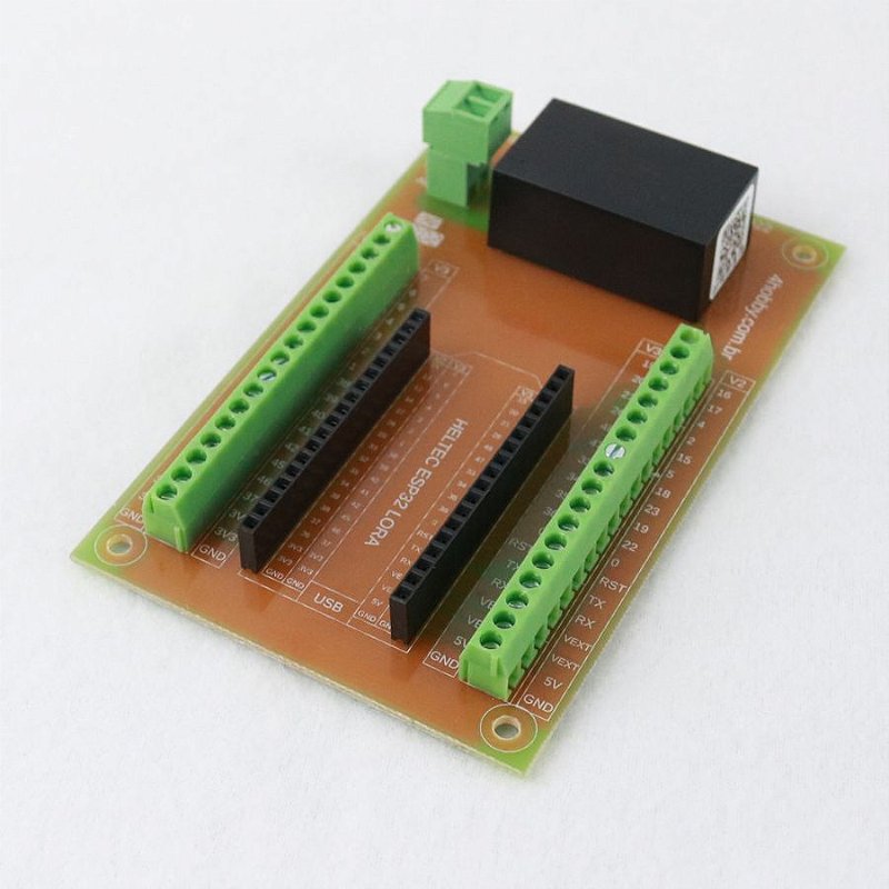MODULO INTERFACE PARA HELTEC ESP32 LORA COM BORNE - 4hobby