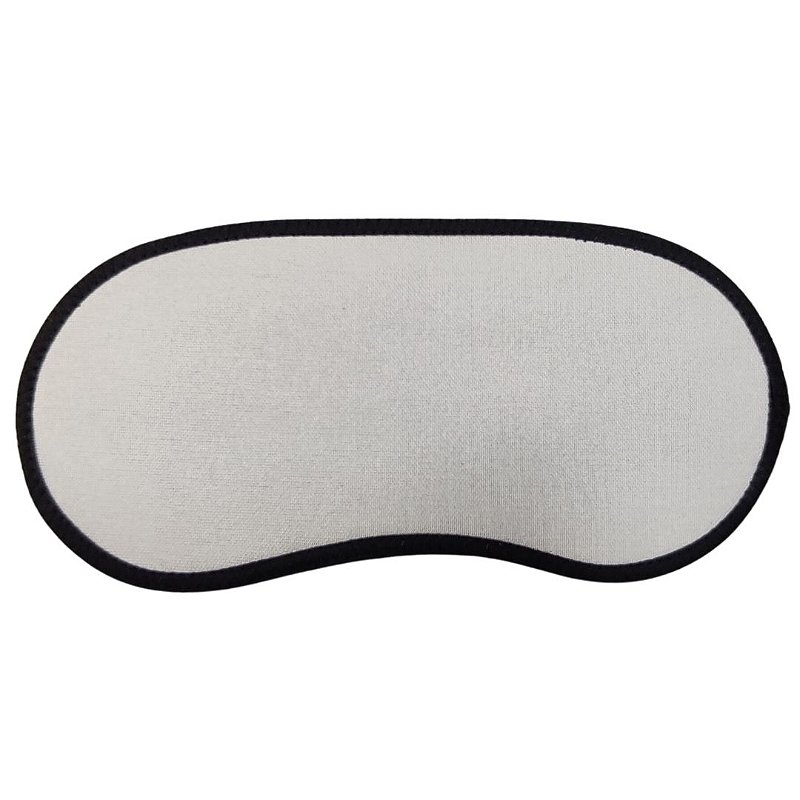 Máscara tapa olho para sublimação branca em neoprene kit c 5 unidades ...