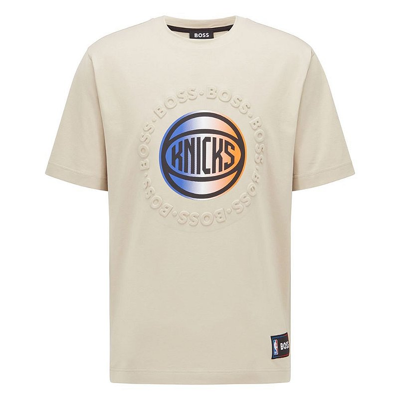 Camiseta Knicks Boss de Manga Curta T Basket 3 - Tamanho L = G