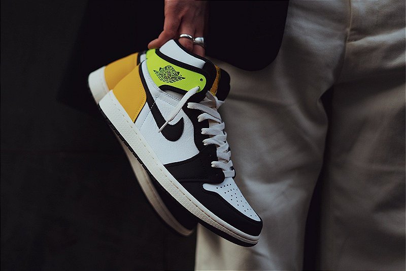 Nike Air Jordan 1 High OG - " Volt Gold " - Tam. 46 - 100% Original