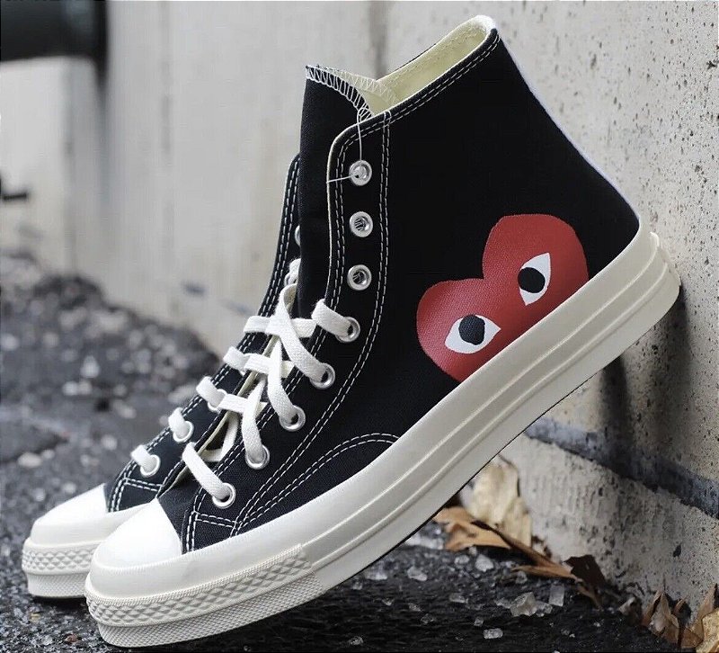 Tênis Converse x PLAY Comme des Garçons Chuck 70 - Tamanho 45 - 100% Original