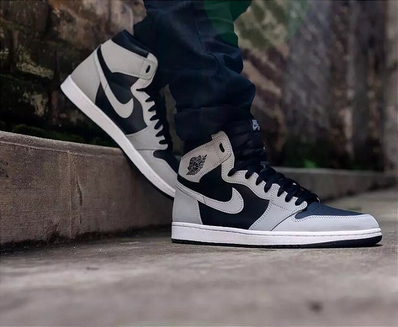 Tênis Air Jordan 1 High OG Shadow 2.0 - Tamanho 46 BR - Usado
