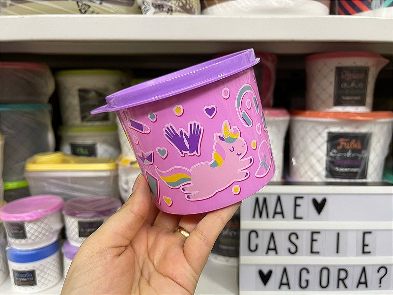 Tupperware Tupper Redondinha 500 ml Stickers - Mãe, Casei e Agora ...