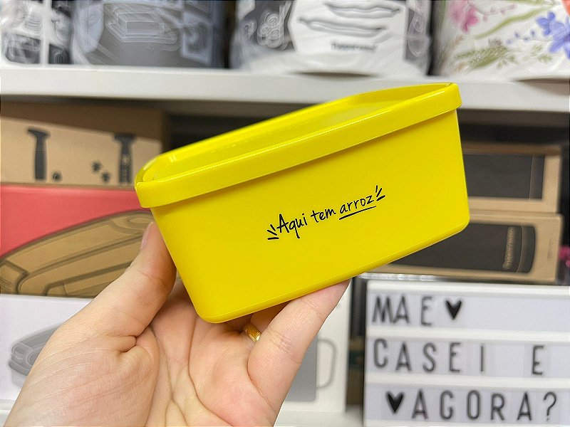 Tupperware Jeitosinho 400 ml - Aqui tem Arroz II - Mãe, Casei e