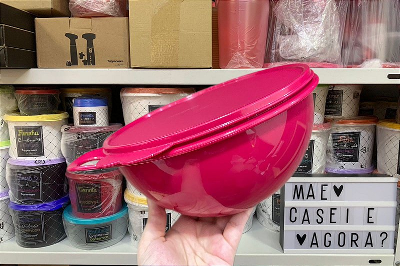 Tupperware Mini Criativa 1,4 litros Lipstick - Mãe, Casei e Agora