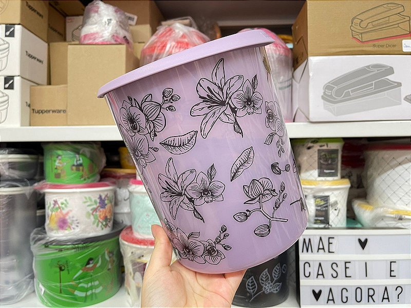 Tupperware Instantânea Mágica 4,2 Litros Orquídeas - Mãe, Casei e
