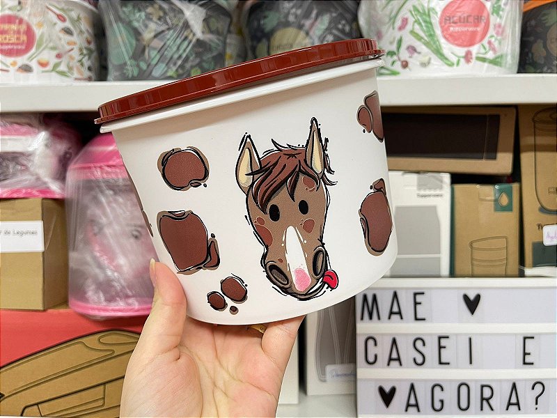 Tupperware Tupper Caixa 2,4 Litros Cavalinho - Mãe, Casei e Agora