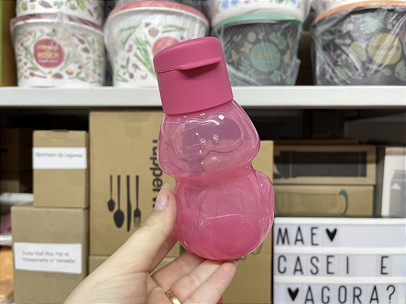 Tupperware Eco Tupper Kids 350 ml Sapo Rosa - Importado - Mãe, Casei e ...