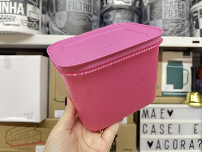Tupperware Freezer Line Alto 1,1 Litros Tulipa - Mãe, Casei e