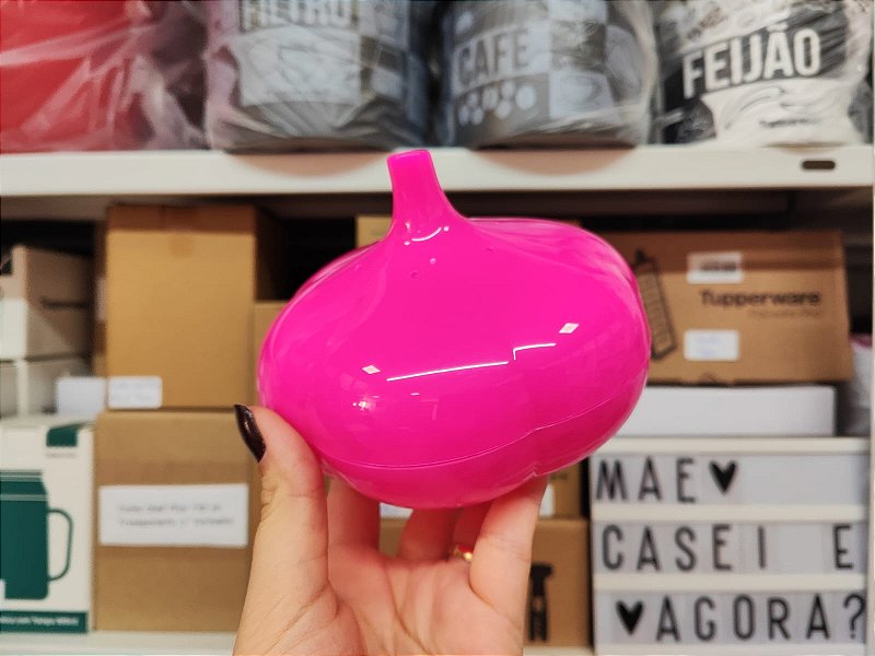 Tupperware Tupper Alho Rosa Neon - Mãe, Casei e Agora?-Tupperware!